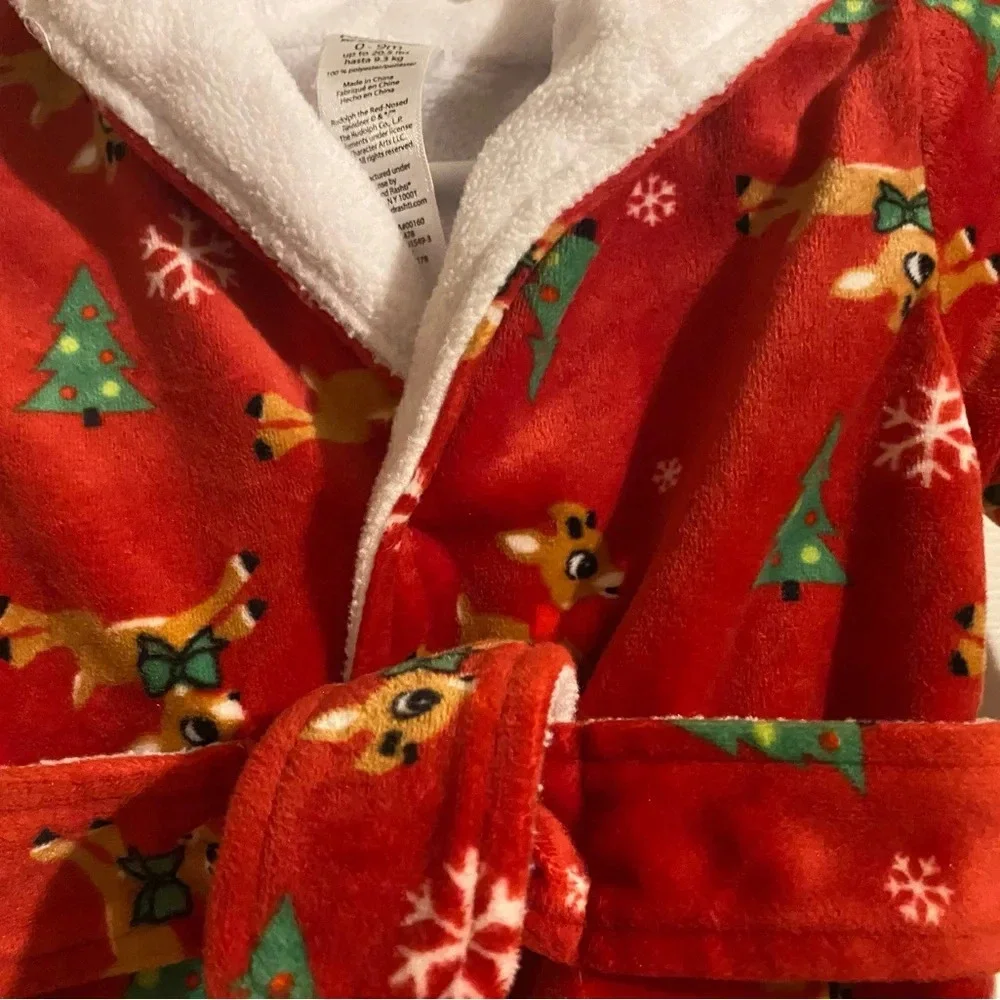 Rudolph the Red Nosed Reindeer Hooded Robe